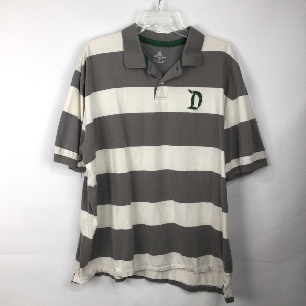 Disney‎ Men’s Rugby Striped Polo Shirt XXL